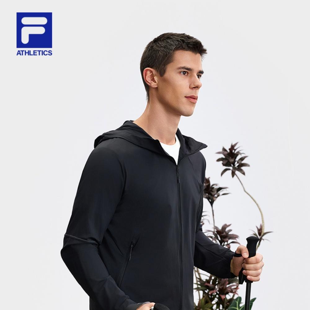 Fila Explore Series Fashion Casual Simple Comfortable Sports Long Sleeve Jacket Men Jacket Deep-Black A11M527709F-BK