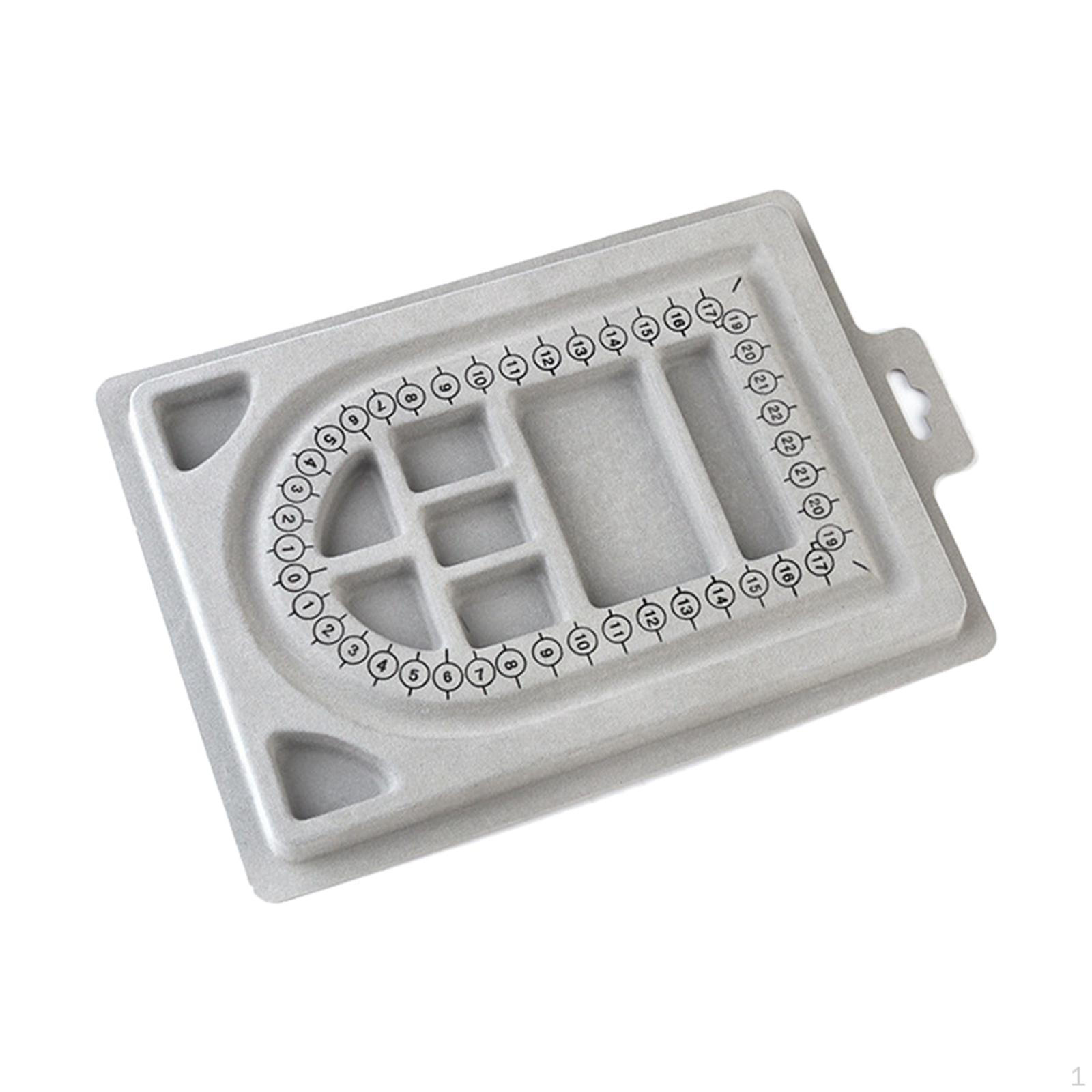

Box Organizer for , Display Jewellery Holder Ears Bead Bracelet and Necklace Tray