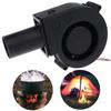 5V-24V Air Blower Fan Charcoal Starter Cooking Fire Starter Grill Fans with Air-Duct Dual Ball Bearing BBQ Camping Tool