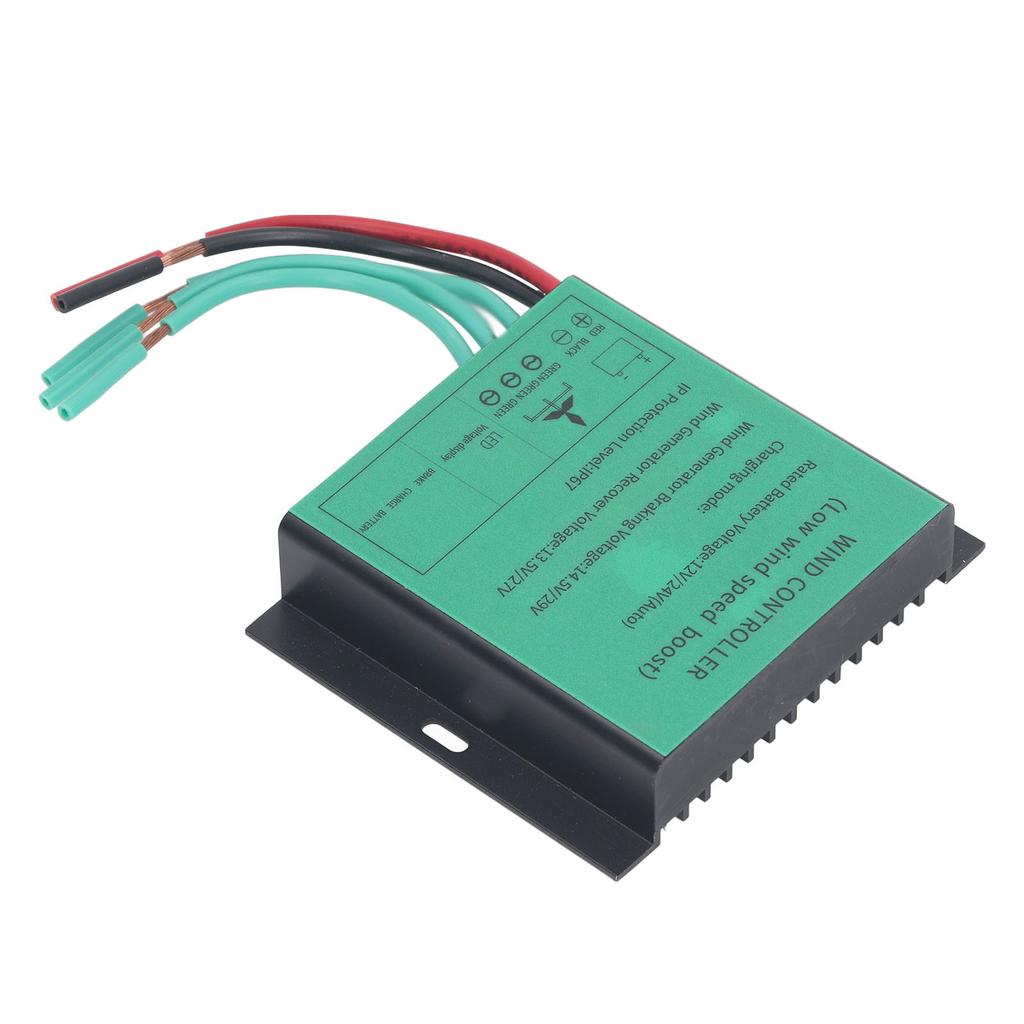 MPPT Vindturbin Ladekontroller 100W‑600W 12V 24V Auto Match IP67 Vanntett Universell Generator Lavspenning Boost
