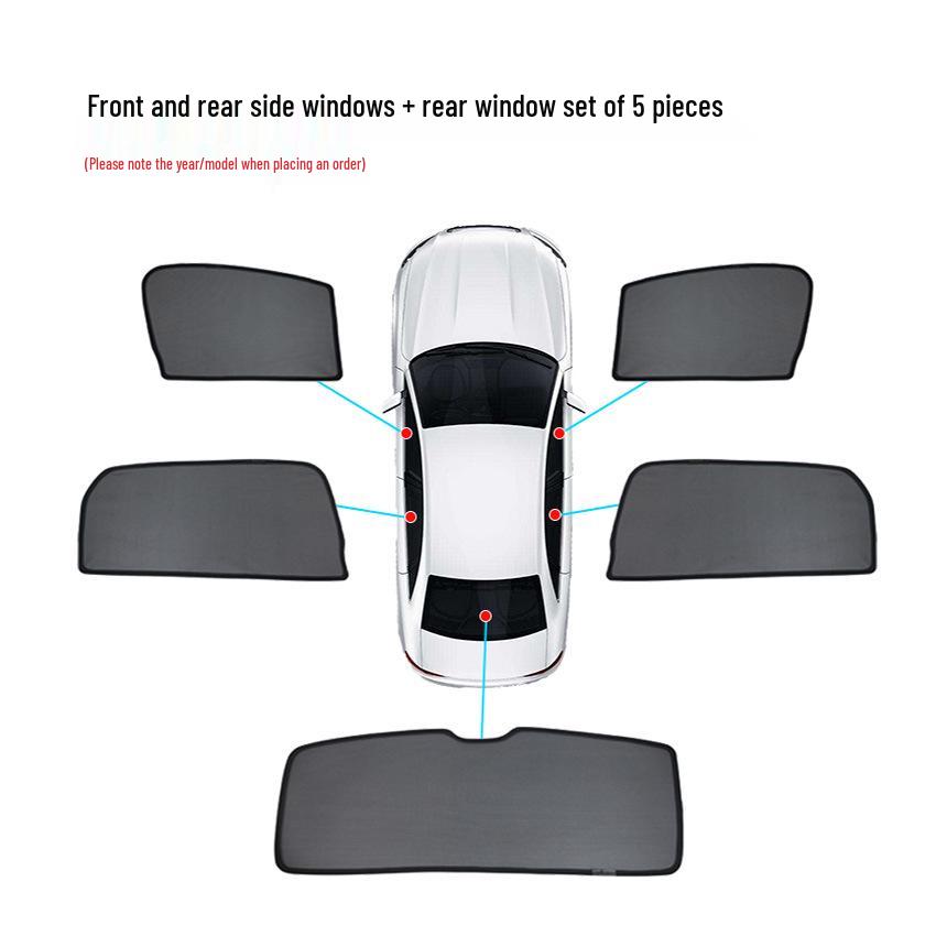 Magnetic Sunshade for BYD Sea Lion EV: Heat Insulation & Sun Protection for 05/06/07 Models