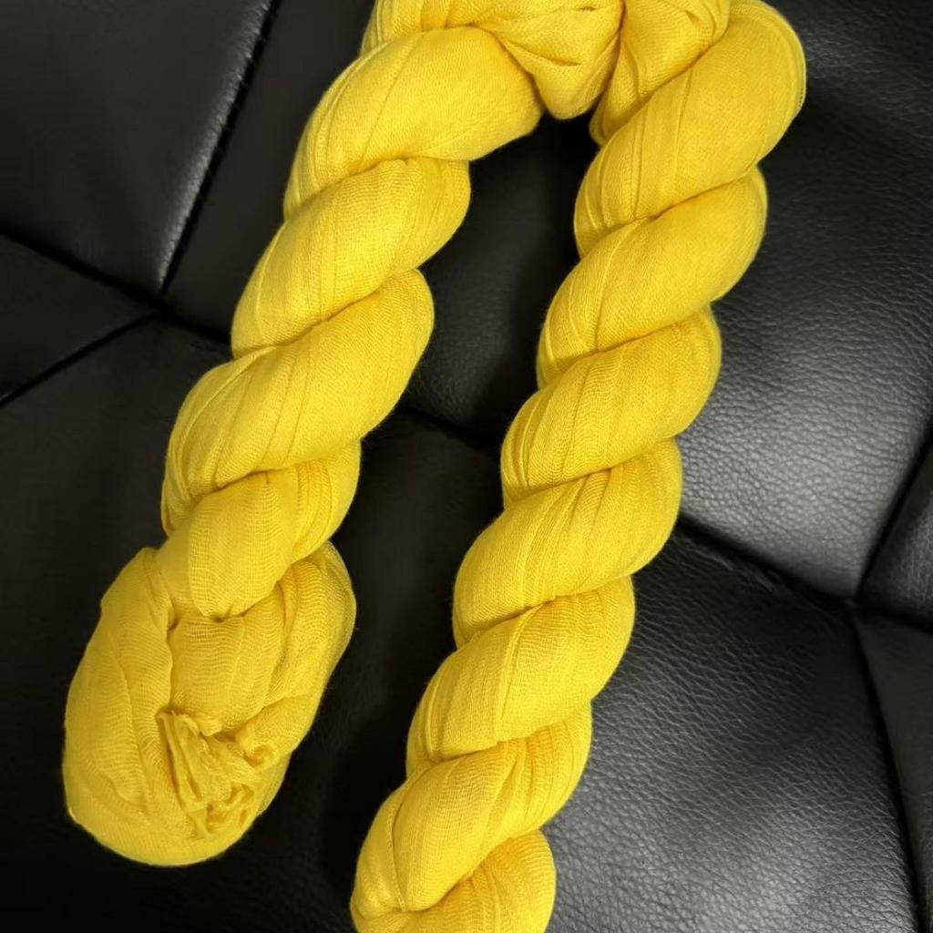 Balinese Gauze Crinkle Table Runner - Braided & Ruffled for Weddings and Parties