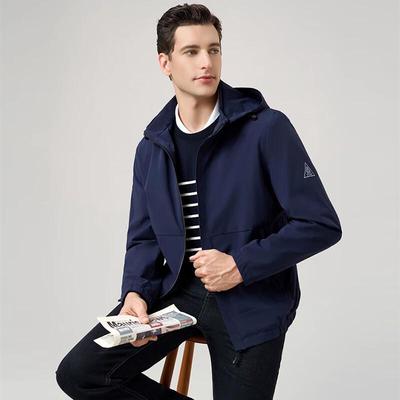 Men's Detachable Hood Workwear Jacket FXYG8872