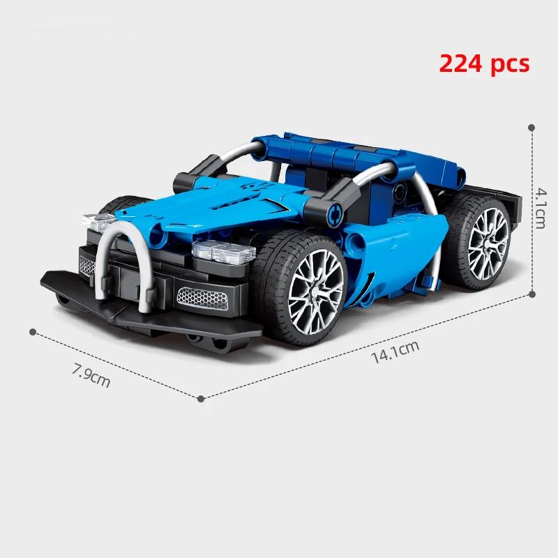 For Technical City Speed Champions Sports Car Racing Car Super Racers Figures Building Blocks Bricks Garage Toys Gifts Friends