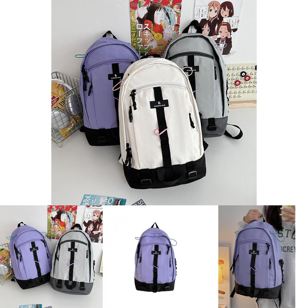 Trendy Unisex Large Capacity Backpack For Students With Stylish Nylon Fabric And Comfortable Supportive Design