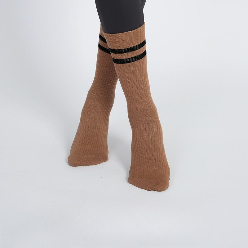 Women Fall Yoga Pilates Non-slip Professional Indoor Sports Rubber Pressure Tube Socks