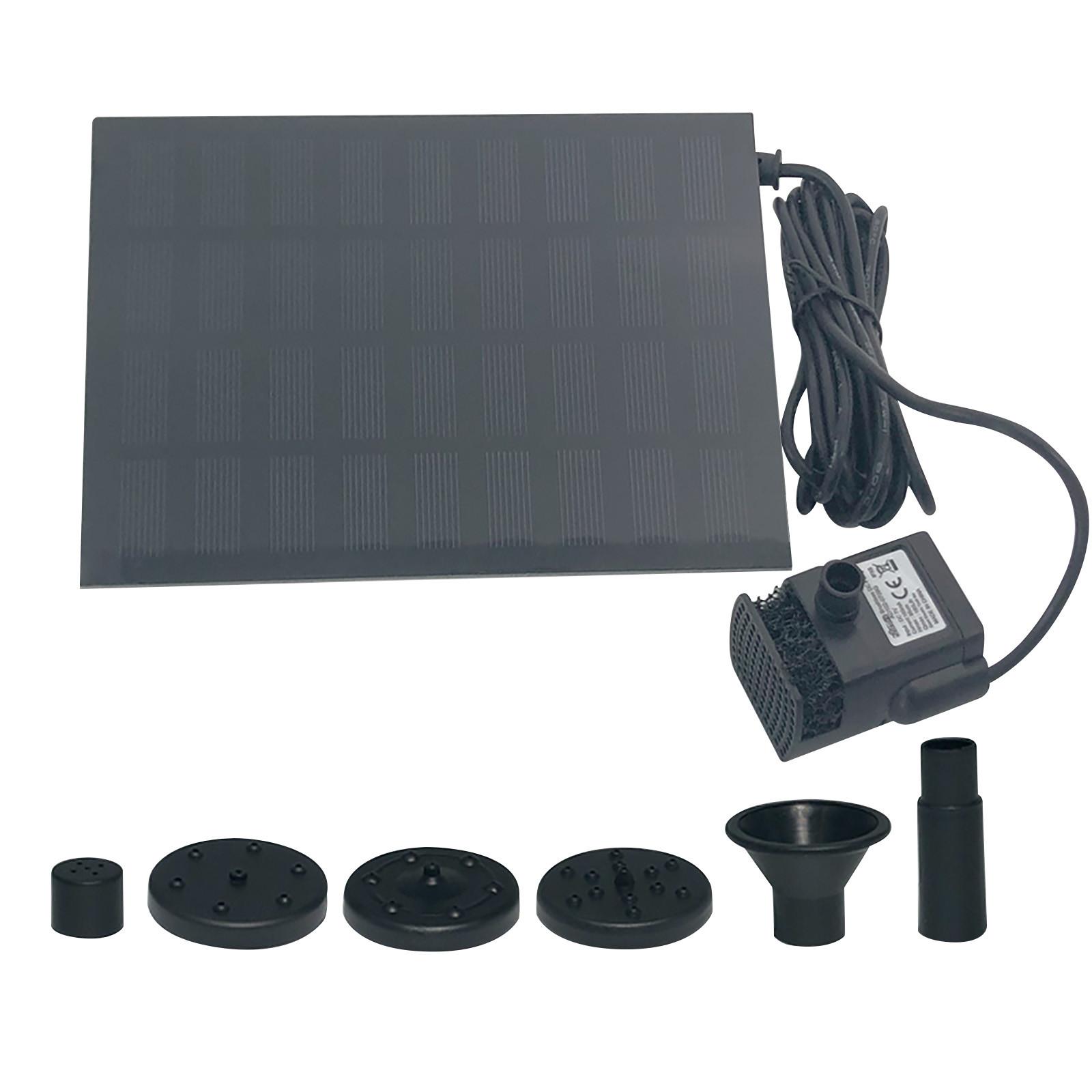 Outdoor Solar Powered Bird Bath Water  For Pool Garden Aquarium