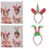 Cartoon Christmas Tree Headband with Glitter Hairband Furry Headband for Halloween Cosplay Accessories