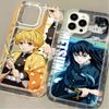 Etui do telefonu Anime Demon Slayer Przezroczyste Miękkie Etui na Telefon Samsung Galaxy S25 S24 Ultra S23 S22 Plus S21 S20 FE A15 A35 A55 A54 5G Pokrowiec