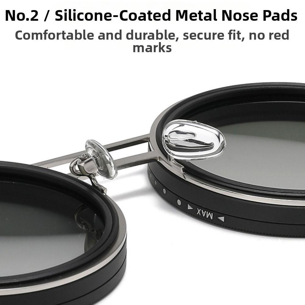 ND9 Adjustable Dimming Glasses Round Fishing Sunglasses Fashion Outdoor Eyewear  Outdoor Activities