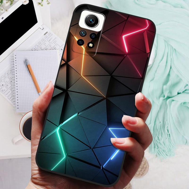 Cover For Redmi Note 12 Pro 4G Case Silicone Painted Soft Protective Black Coque For Xiaomi Redmi Note12 Pro 4G NFC Cartoon TPU