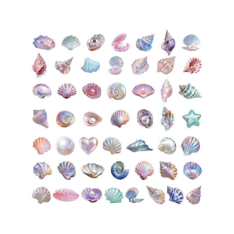 

50 шт. Наклейки на морскую тематику Водостойкая океаническая декоративная наклейка для скрапбукинга, бутылки для воды, чехла для телефона, гитары 1