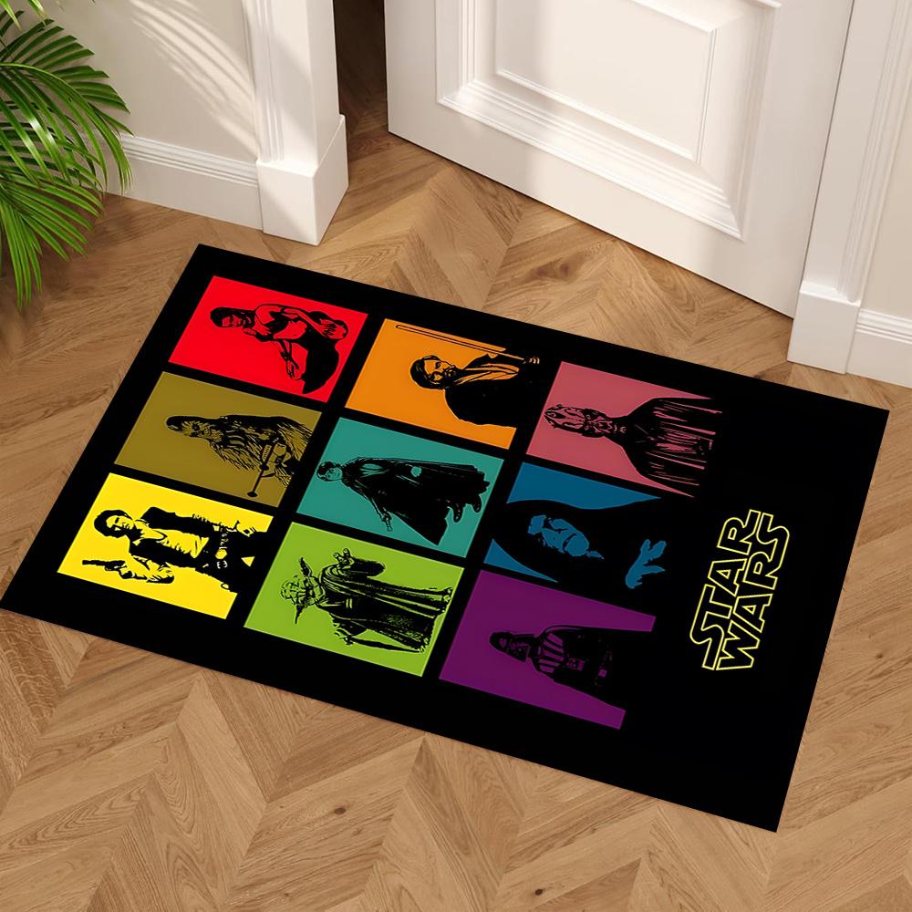 Star Wars Carpet Design for Dormitory Living Rooms Hallway Bedrooms Antislip Carpet Anime Office Decor Birthday Christmas Gift