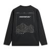 Li-Ning Comfortable Quick-Drying Skin-Friendly Cool Loose Round Neck Pullover Long Sleeve T-Shirt Men Tops Black ATLV089-5