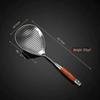 304 Stainless Steel Colander Spoon with Pear Wood Handle