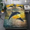 Dolphin 3D Duvet Cover Set  King Queen Double Twin Single Size Bed Linen Set