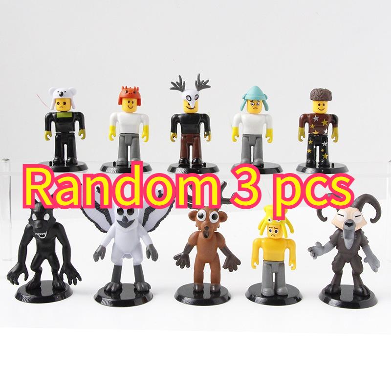 New 99 Nights in The Forest Model Toys Deer Owl Goat Monster Collection Desktop Ornament Toy Kids Birthday Christmas Gift