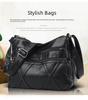 2021 Women's Soft Leather Shoulder & Messenger Bag for Middle-aged & Elderly with Large Capacity
