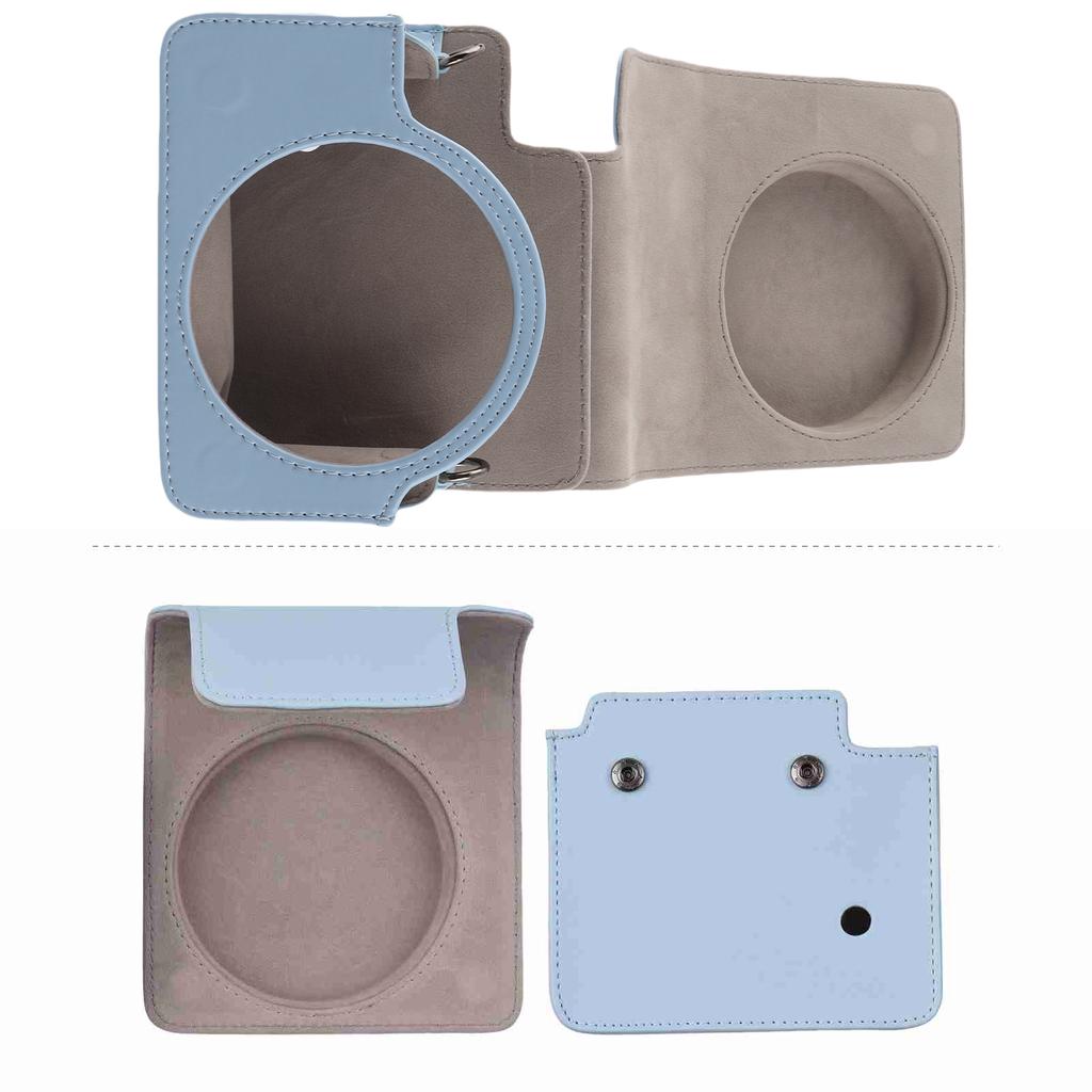 Portable Instant Camera Case Carry Bag PU Leather with Shoulder Strap Compatible with  Fuji SQUARE SQ1 Instant Camera