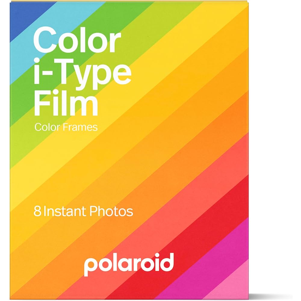 POLAROID Instant Film Color Film for i-Type - Color Frames (8 Sheets, with Colored Frames) (6214)