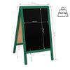 Classic S wooden sign (51x90 cm) - green