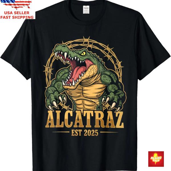 Open Deal Funny Meme Florida Everglades Men Women Alligator Alcatraz T-Shirt Unisex T-Shirt S