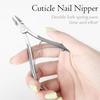Durable Stainless Steel Nail Clippers Double Spring Professional Dead Skin Remover Cuticle Nipper for Nail Care Manicure Kits