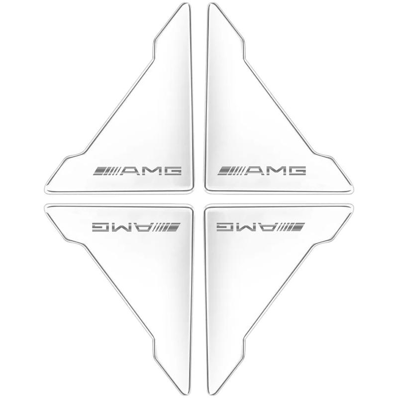 TWEK4 Car Door Corner Covers Stickers Anti Scratch Protection Decals For Mercedes Benz AMG W205 W204 W206 W213 W212 W211 W222 W221 W17