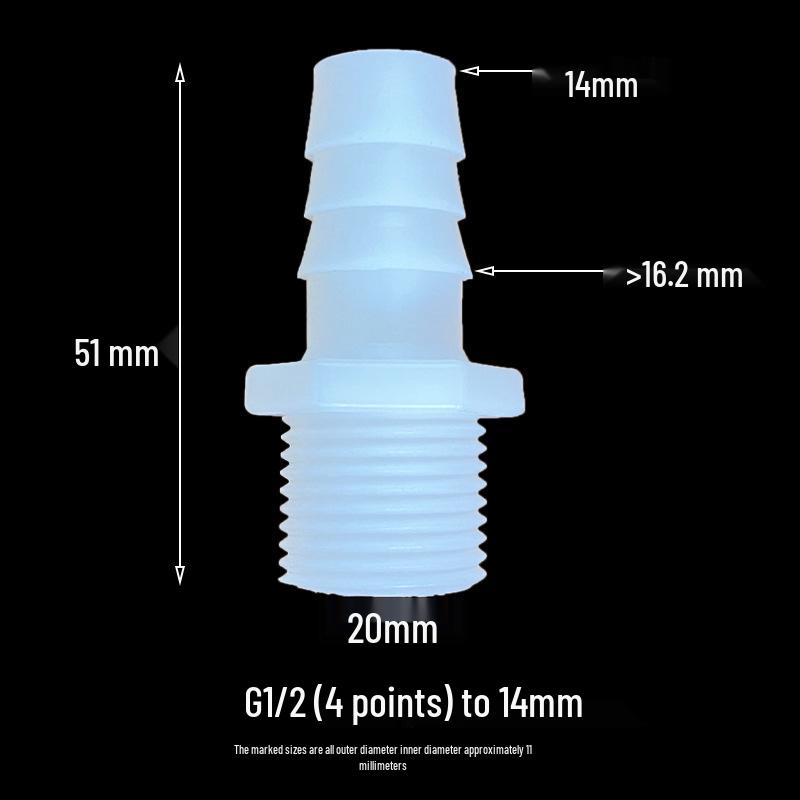 

4-точкова різьбова муфта-з єднувач для шланга, насадка для водяної труби, швидкороз ємне з єднання, аксесуар для акваріума з ПП