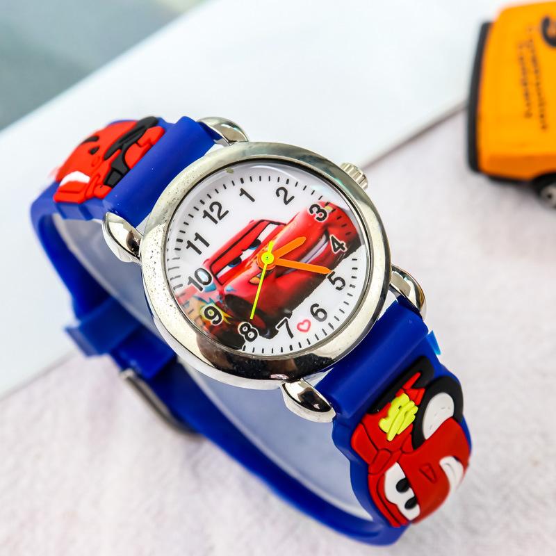 

Disney Car Lightning McQueen animation peripheral cartoon cute boy and girl pointer electronic watch Children s Day gift birthda синий