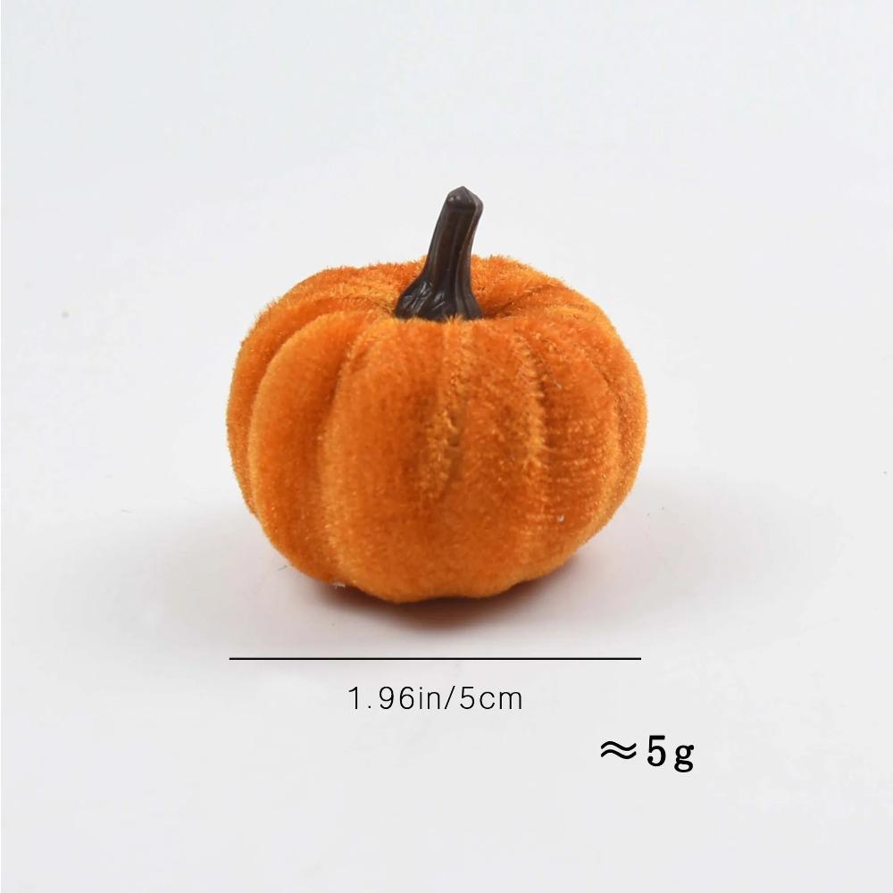 Halloween Artificial Pumpkin Ornaments Halloween Party Thanksgiving Dinner Table Decoration Autumn Fall Home DIY Craft Wreath