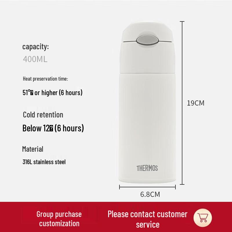 Thermos TCMI-400S Insulated Dual-Drink Straw Bottle
