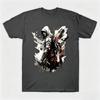 Summer Assassin Creed Black Flag Graphic Men's Cotton T-Shirt Men Casual Loose Fashion Funny Round