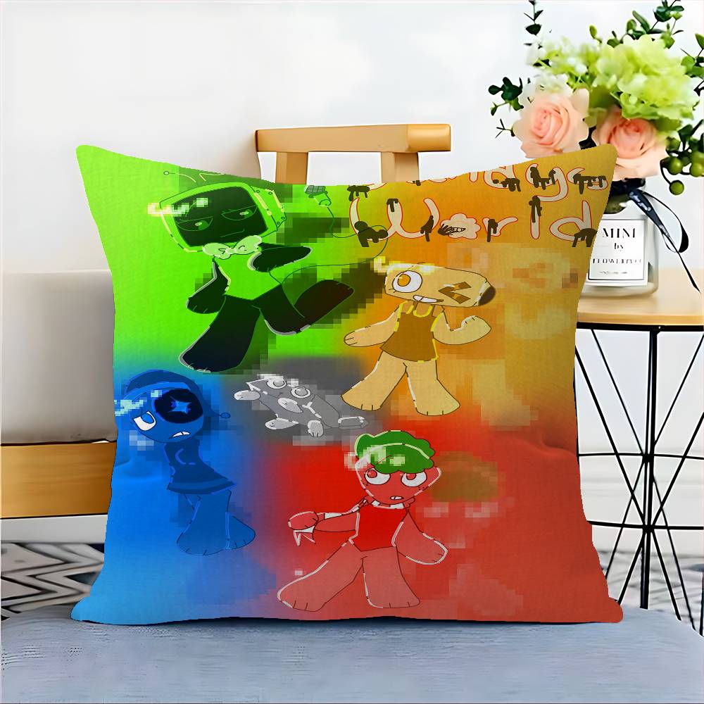 Игровой D-Dandys World Наволочка Подушка Чехол для подушки Обивка Диван Декоративная подушка Декор для дома Наволочка 12x12Inch