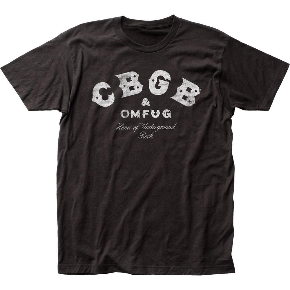 CBGB Distressed Mens T Shirt Music Classic Concert Rock Band Tee New Black Unisex T-Shirt S