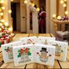 F26C 12Pcs Christmas Treat Boxes 12 Slot Chocolate Gift Box Cookie Candy Box Recycled Paper Packaging Box Christmas Supplies