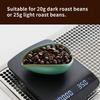 Watchget Coffee Bean Cup Ceramic Coffee Bean Measuring Cup Pottery Measuring Tray Coffee Powder Receiver Dark Green