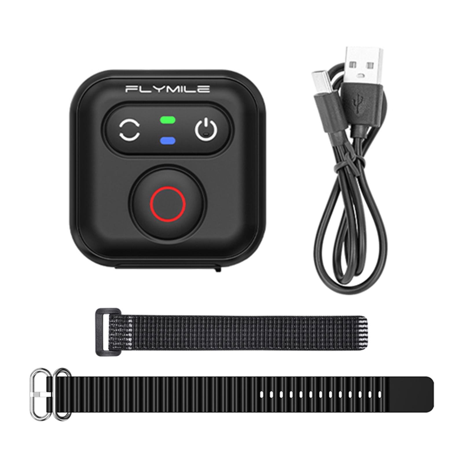 

For Insta 360 50M Smart BT Remote Control with Wrist Strap Waterproof Photography Shutter Release Button Selfie Remoting Control чорний