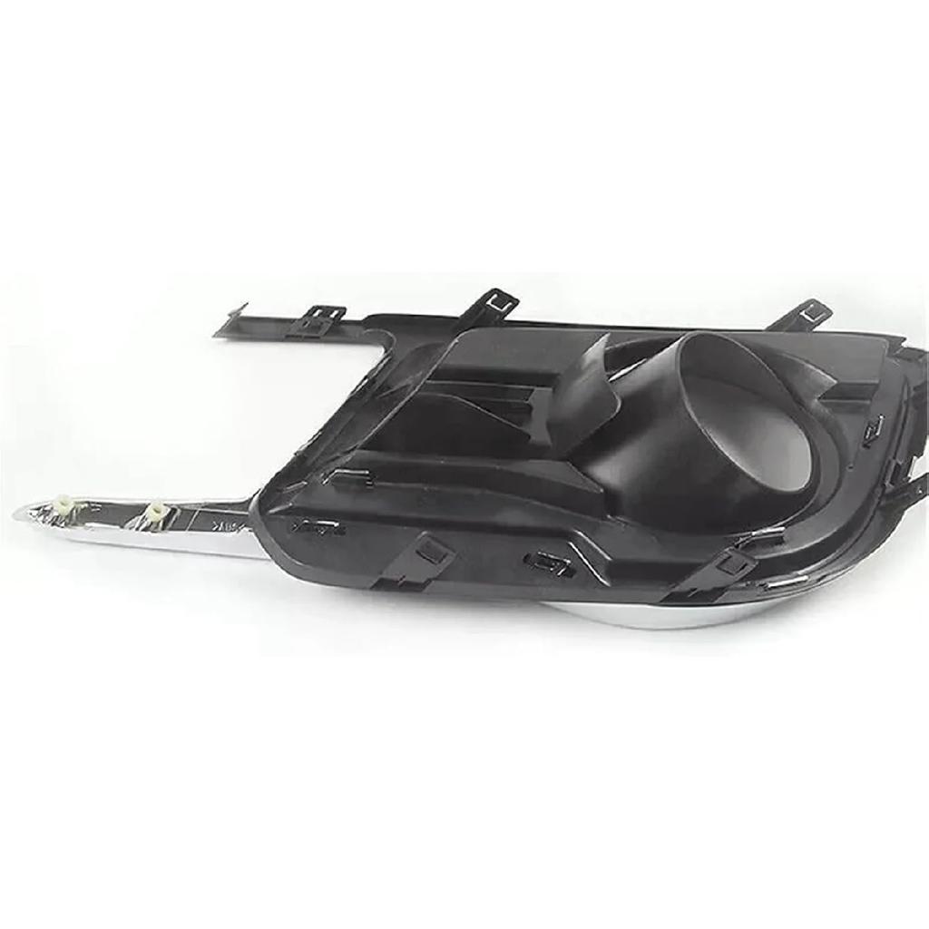 Car Front Bumper Fog Light Cover with Chrome Trim Strip Compatible for Suzuki Ciaz 2015-2017 Car Fog Lamp Grille Bezel(1 Pair)