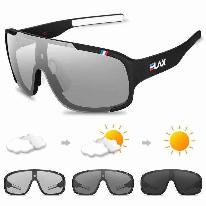 Outdoor Cycling Sunglasses, Polarized Photochromic Road Cycling Glasses, Men's and Women's Fishing Sunglasses, Goggles