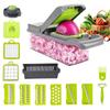 Vegetable Cutter Multifunctional Kitchen Accessories Food Chopper For Tomato Carrot Cheese Onion Handheld Slicer Dicer Grater