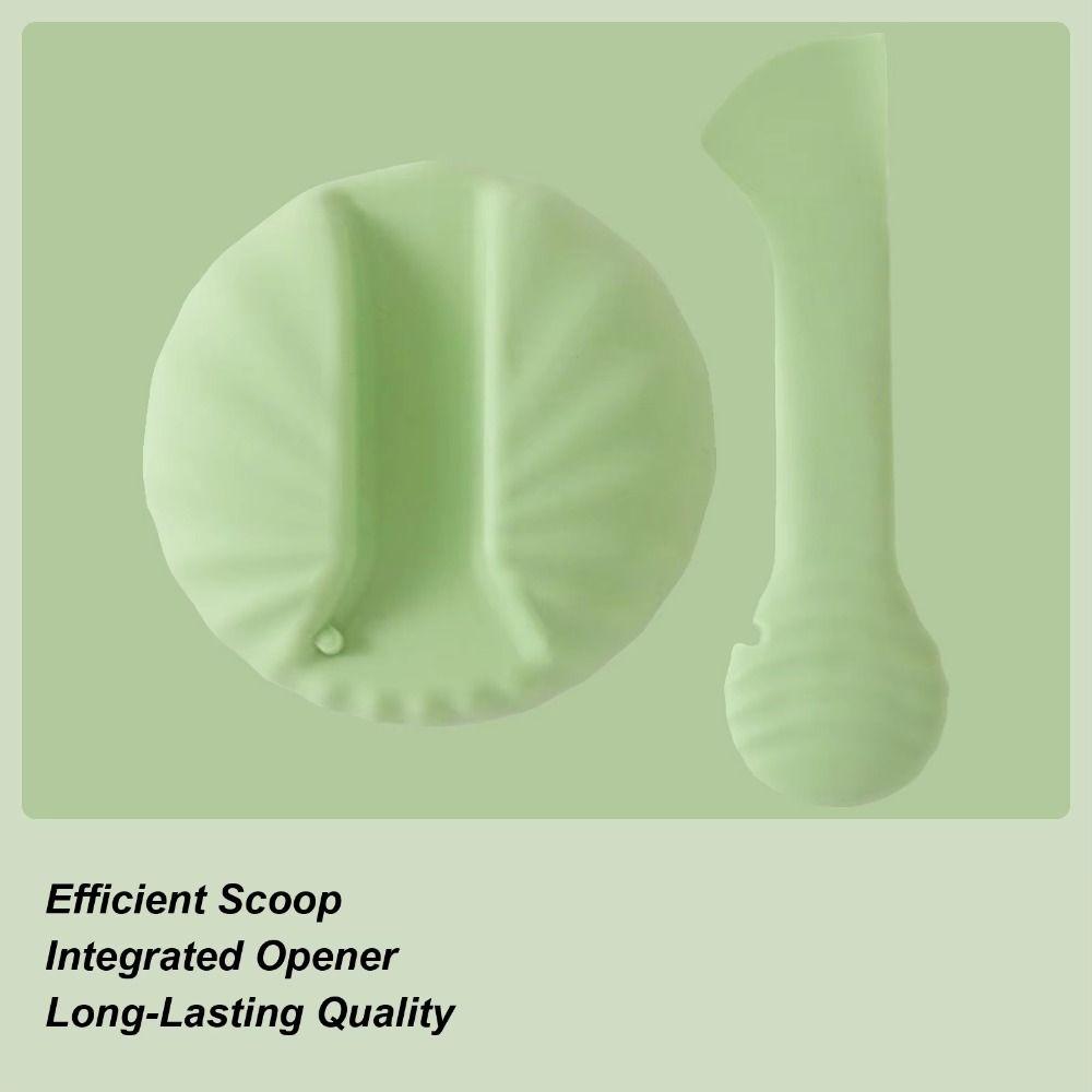 Airtight Design Dog Food Covers Silicone Cat Food Lids with Spoon Pet Food Scoop Set  Walking Pets