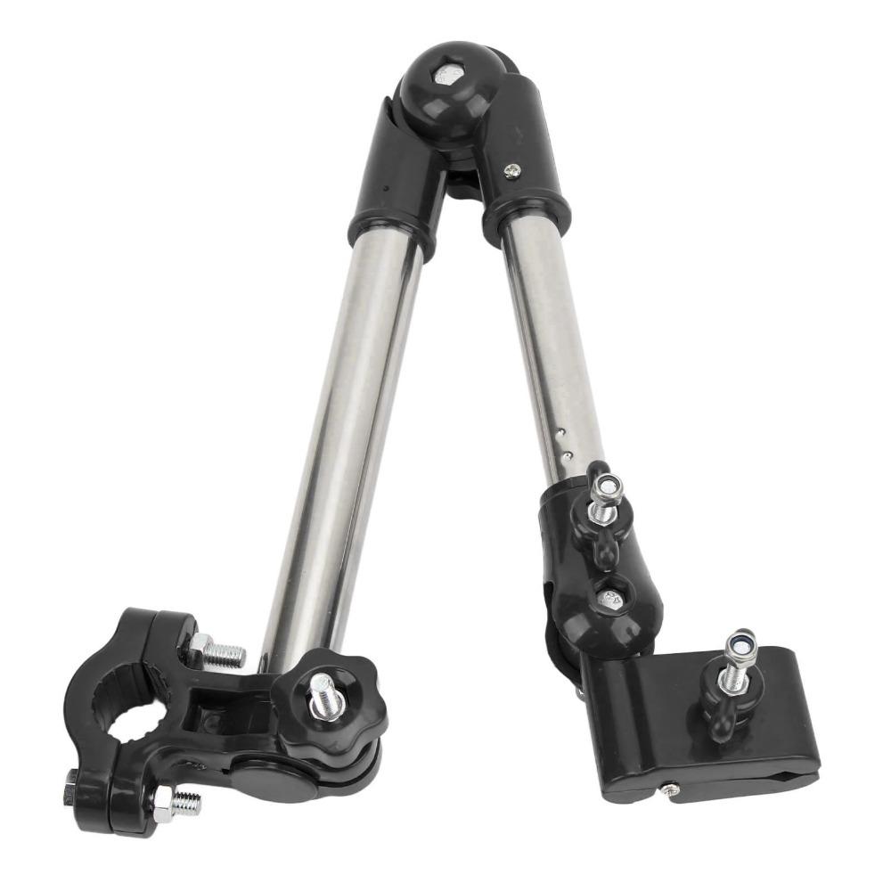 Stainless Steel Bicycle Umbrella Holder Adjustable Clamp Umbrella Holder Clamp  for Scooter