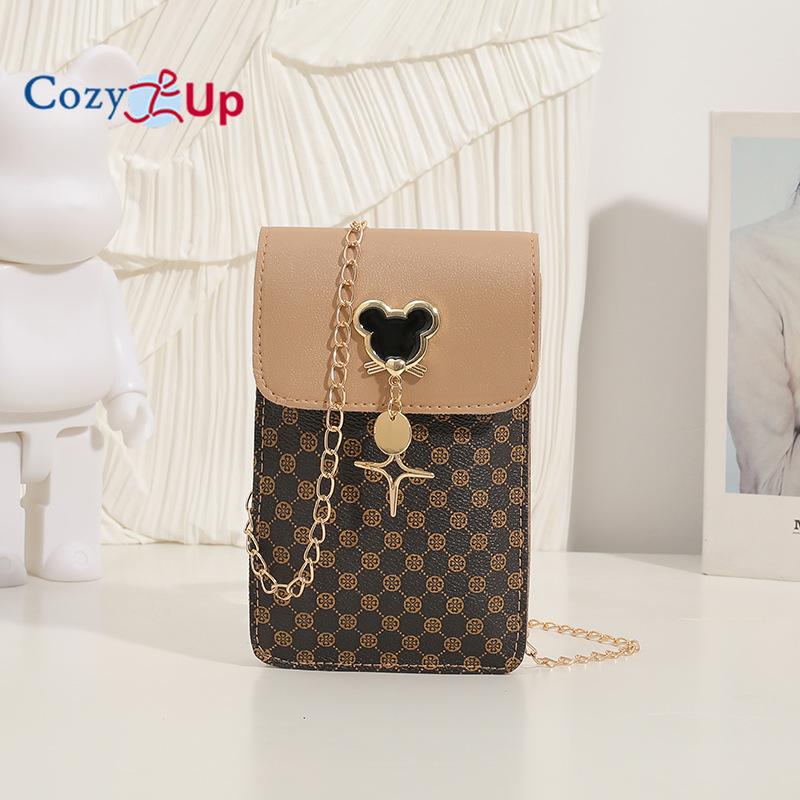 Útulná taška na telefon s přívěskem Up Star Minimalistická dámská taška na peněženku PU Zero