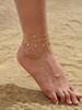 Female Tiny Crystal Chain Anklet Gold Color Link Chain Barefoot Sandals Bracelet Ankle on The Leg Foot Zircon Accessories