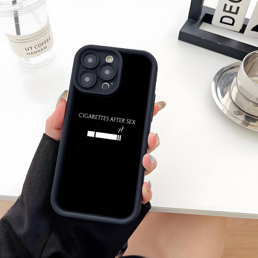 Cigarettes After Sex Phone Case Soft Silicone For IPhone 17 16 15 14 13 12 Mini 11 Pro Max Plus Camera Lens Protection Cover