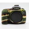 Silicone Camera Case Canon EOS 60D DSLR - Shockproof Lightweight Protective Cover In Yellow Black Camo Red
