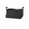 Cesto Portaoggetti Organizer in Pelle con Manico Portaoggetti Decorativo Contenitore Scatola Staccabile Cosmetici Cancelleria Decorazione
