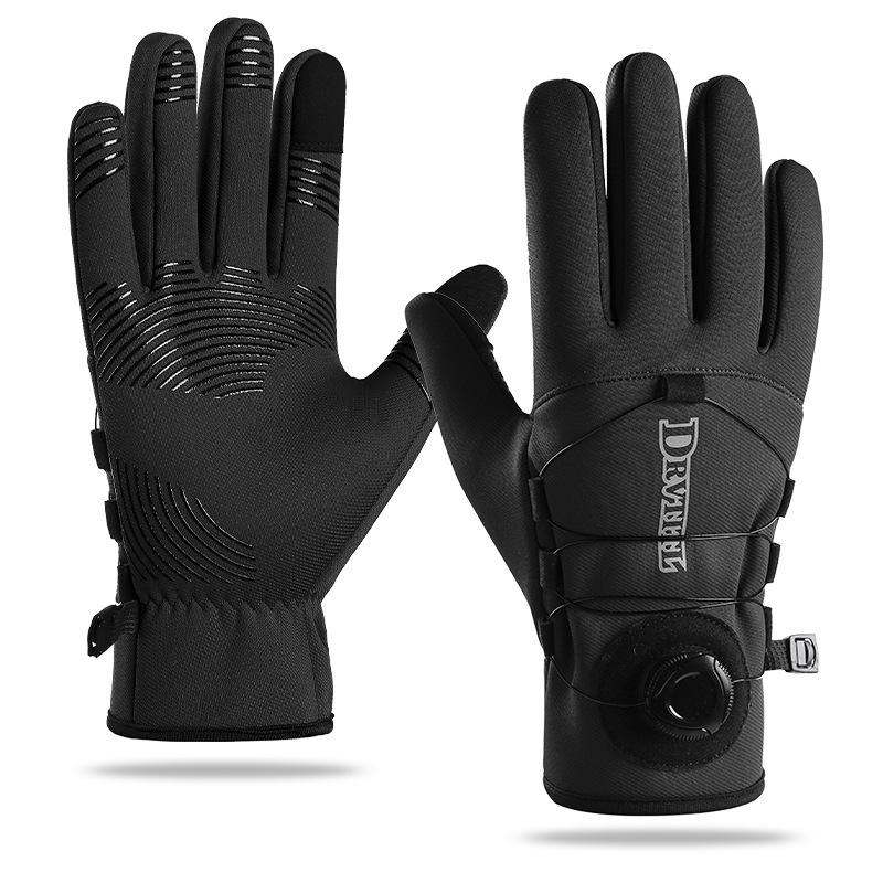 Winter Cycling Gloves Warm Waterproof Windproof Unisex with Touchscreen for Outdoor Riding Skiing Running Bycicle Accessories