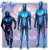 Trendy Blue Beetle Cosplay Jumpsuit Long Sleeve Polyester Costume For All Seasons